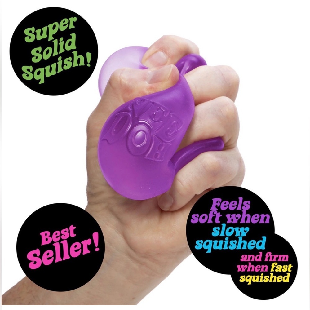 NEEDOH Nice Cube Super Solid Squish PURPLE 💜 Squishy Sensory Stress Relief Toy - Picture 2 of 8